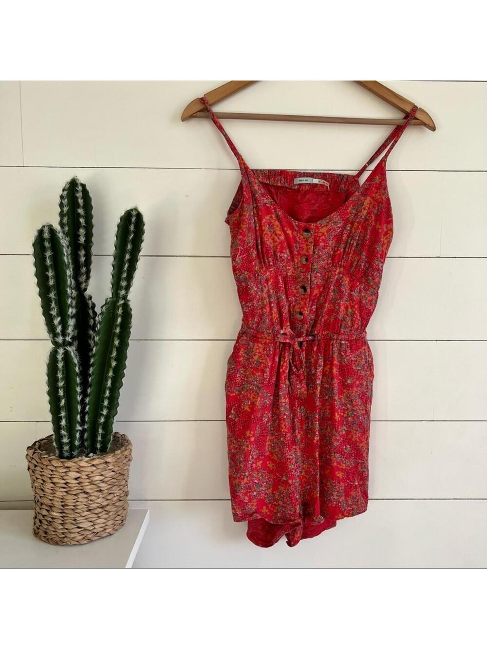 Urban Outfitters Kimchi Blue Floral Jumpsuit Women's Size S Boho Festival Beachy